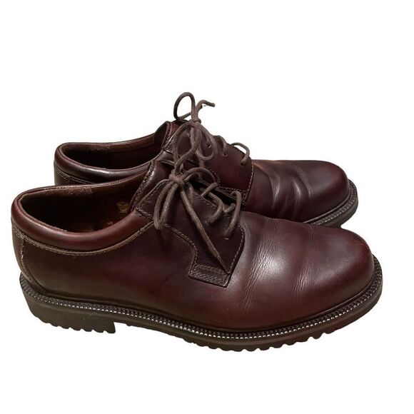 Cole Haan County Waterford Leather Lace up Brown Oxfords Size 8.5 - Picture 1 of 5